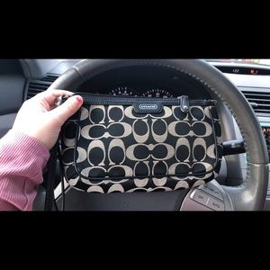 Coach wrist purse